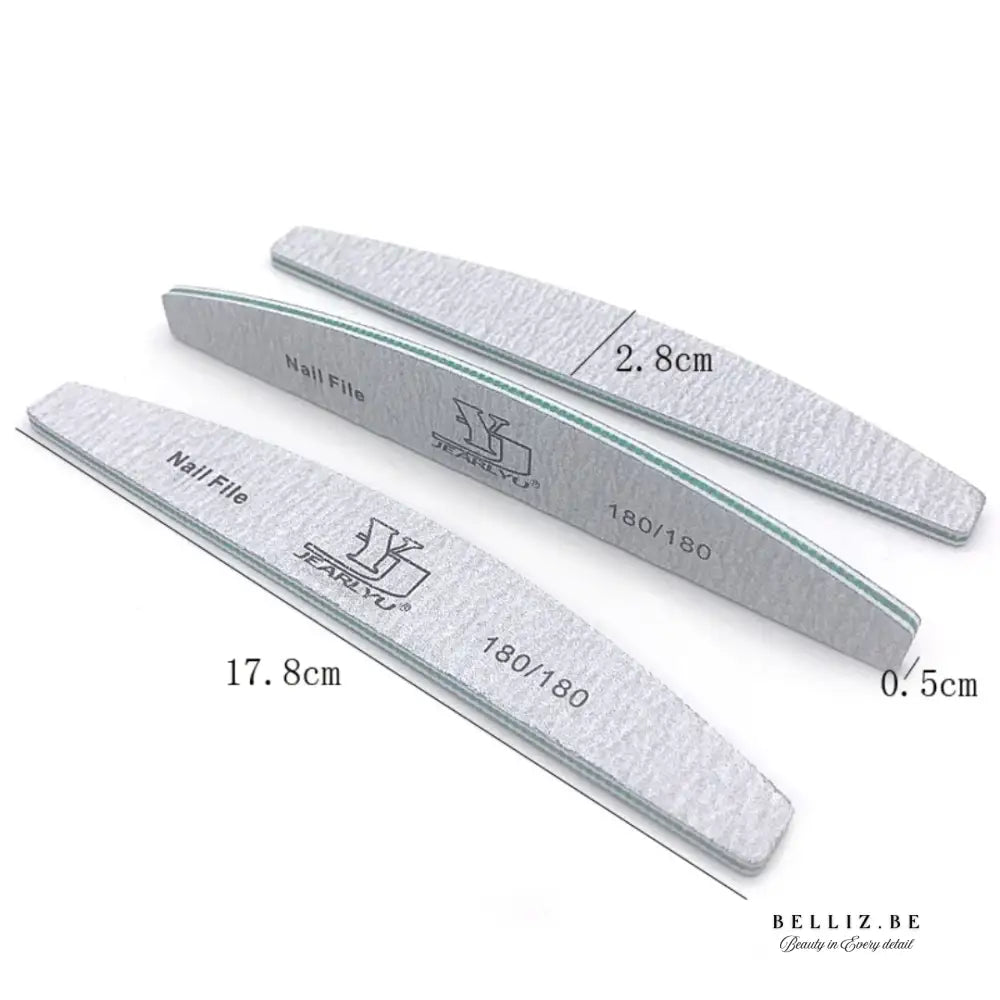 Complete Set Nagelvijlen (5-25 stuks) – Kleurrijke Pro Manicure Tools met 5 Korrelgradaties – Voor Gladde & Perfecte
