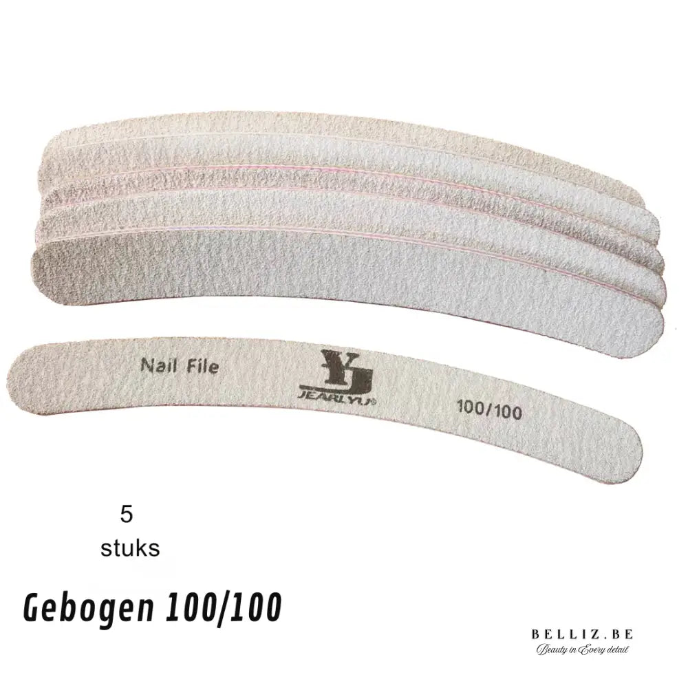 Complete Set Nagelvijlen (5-25 stuks) – Kleurrijke Pro Manicure Tools met 5 Korrelgradaties – Voor Gladde & Perfecte