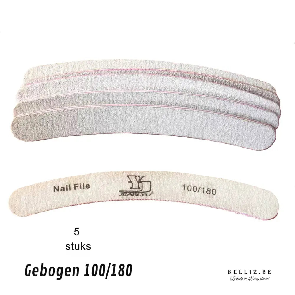 Complete Set Nagelvijlen (5-25 stuks) – Kleurrijke Pro Manicure Tools met 5 Korrelgradaties – Voor Gladde & Perfecte