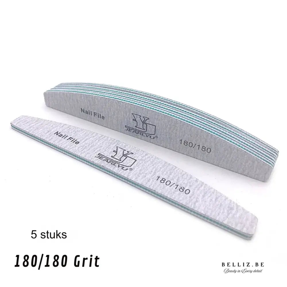 Complete Set Nagelvijlen (5-25 stuks) – Kleurrijke Pro Manicure Tools met 5 Korrelgradaties – Voor Gladde & Perfecte